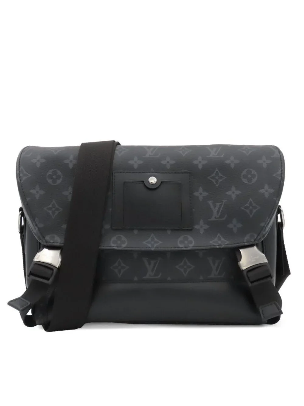 Louis Vuitton Messenger Voyage PM Black Monogram Eclipse Shoulder Bag